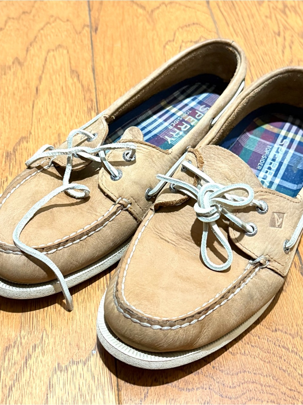 Men's Sperry Top-Siders | Tan Leather Boat Shoes